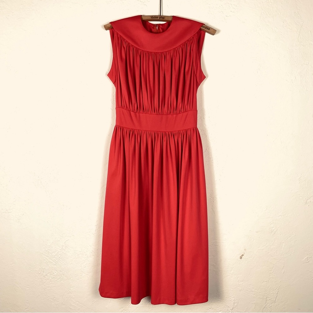 Vintage STYLED by ADRIAN best name in dresses Toronto sleeveless dress red